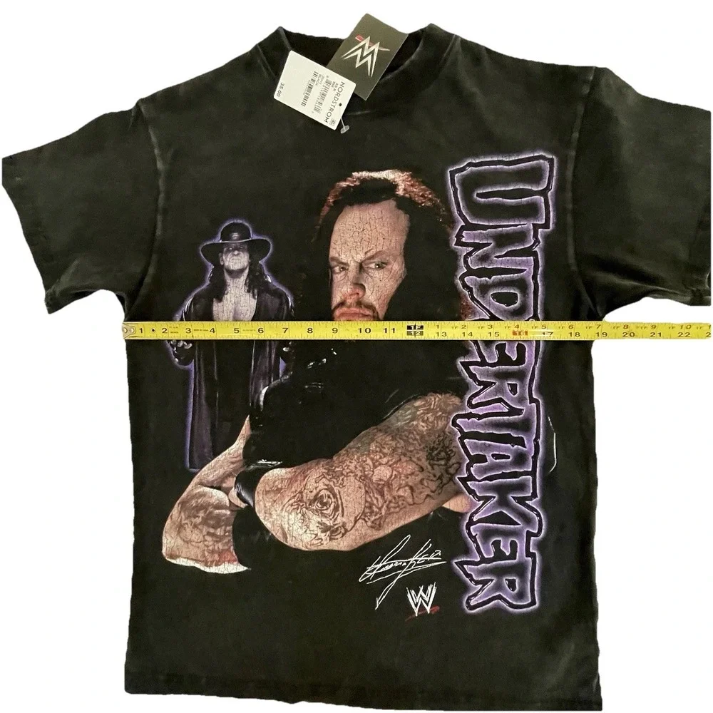 WWE Undertaker‎ Washed Black T-Shirt Size X-Small Never Worn NWT